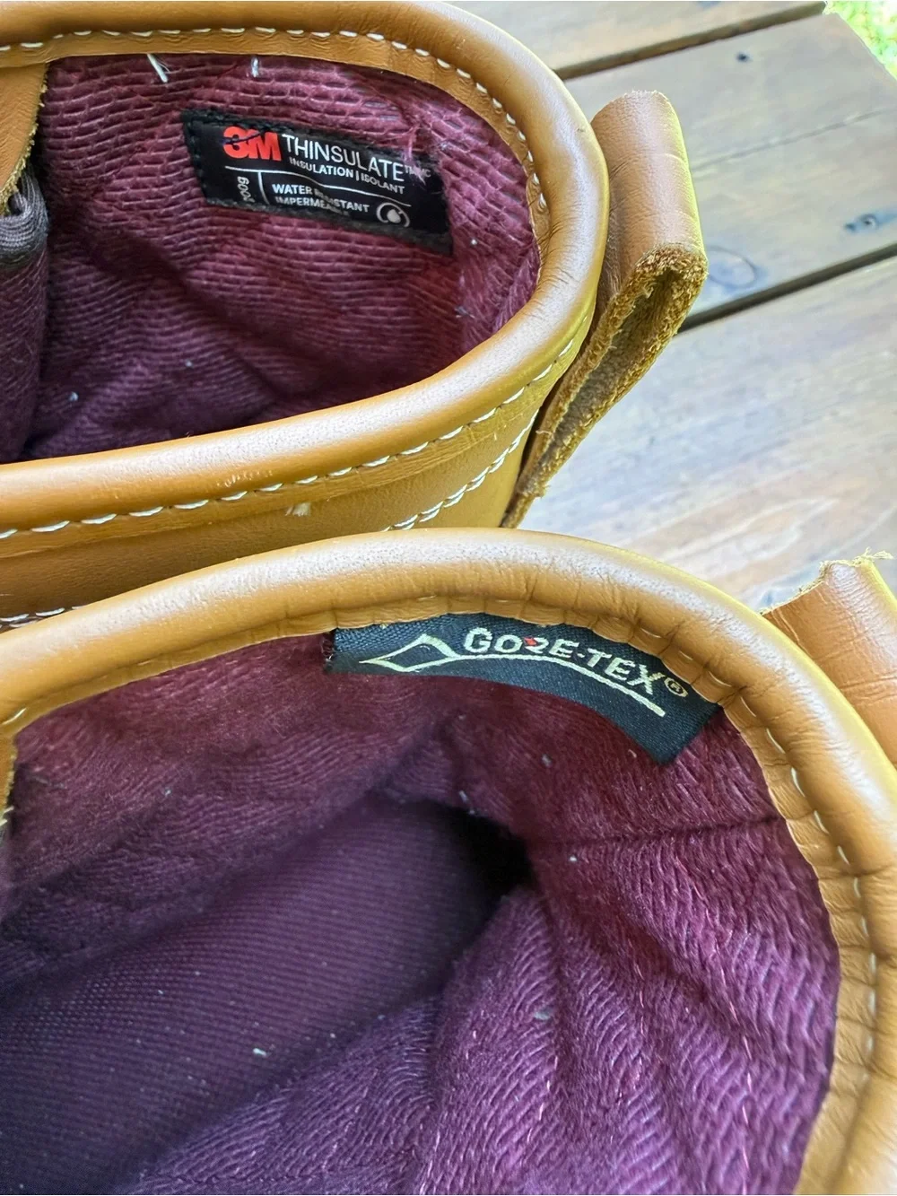 L.L. Bean Brown Two-Tone Duck Boots